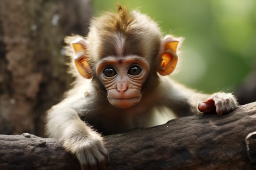 AI generated Cute Little baby goat in the field AI Generated photo