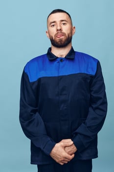 Man confidence man fashion standing young person beard looking background model caucasian guy style photo
