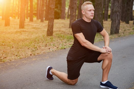 Run in the forest photo