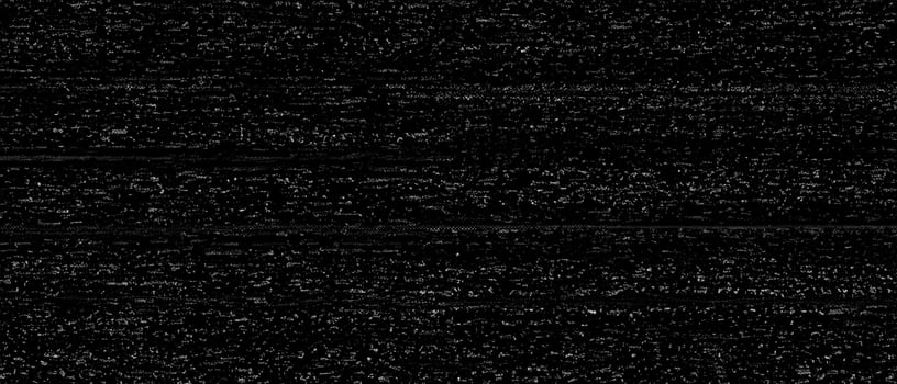 Dark noise effect. Vhs glitch, damaged signal and distorted retro TV texture. Black and white monitor problem vector background photo