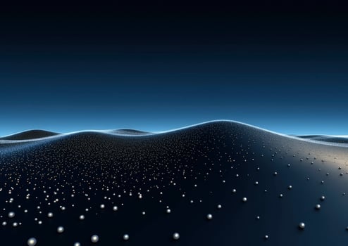 AI generated Abstract Particle Background. AI Generated. photo