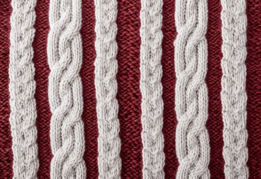 AI generated Knitted sweater texture, background with copy space. AI Generated photo