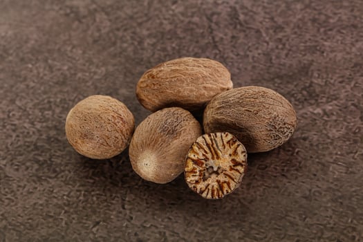 Aroma seasoning Nutmeg for cooking photo