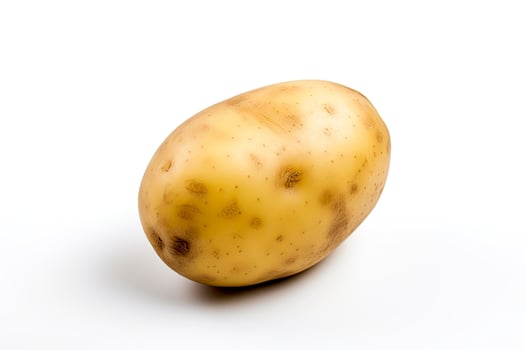 AI generated Potato isolated on white background. AI Generated photo