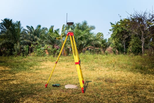 GPS device for surveying at the work site photo