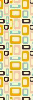 Retro bookmark with geometrical pattern photo