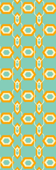 Retro bookmark with geometrical pattern photo