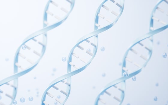 DNA with biological concept, 3d rendering. photo