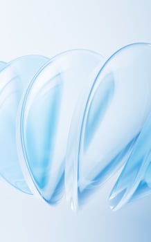 Abstract curve glass geometry background, 3d rendering. photo