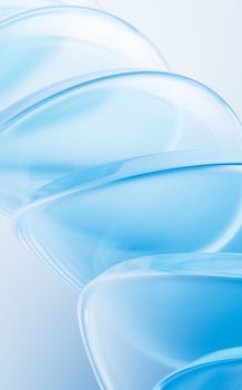 Abstract curve glass geometry background, 3d rendering. photo