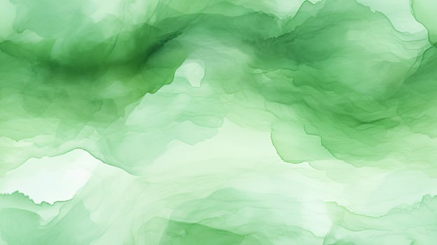 AI generated Abstract Green Watercolor Texture for a Vibrant Background. photo