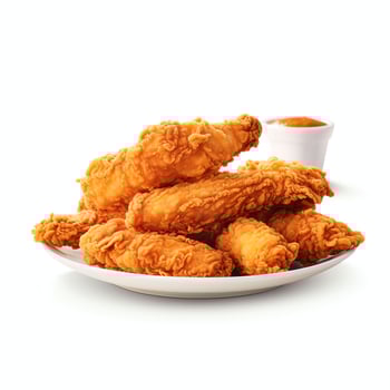 AI generated crispy kentucky fried chicken real photo photoreali