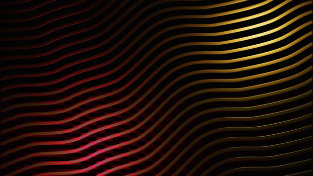 Abstract bright curving lines. Design. Colorful waving stripes. photo