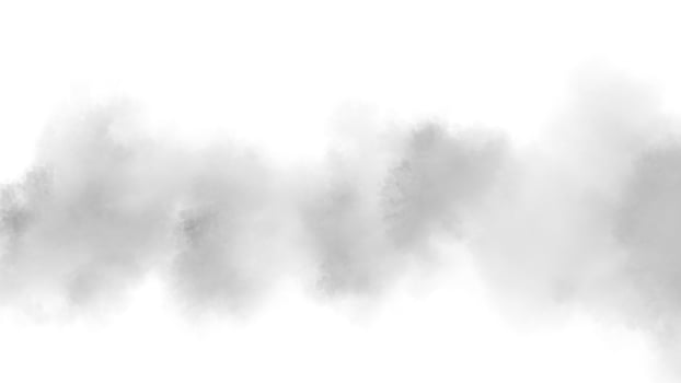 Smoke on white background, smoke background photo