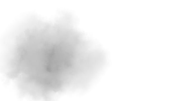 Smoke on white background, smoke background photo