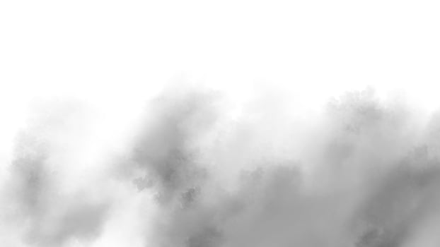 Smoke on white background, smoke background photo