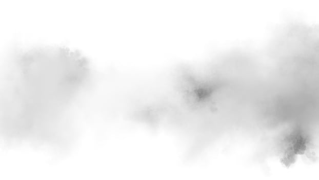 Smoke on white background, smoke background photo