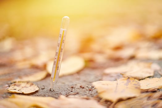 Autumn illness concept. photo