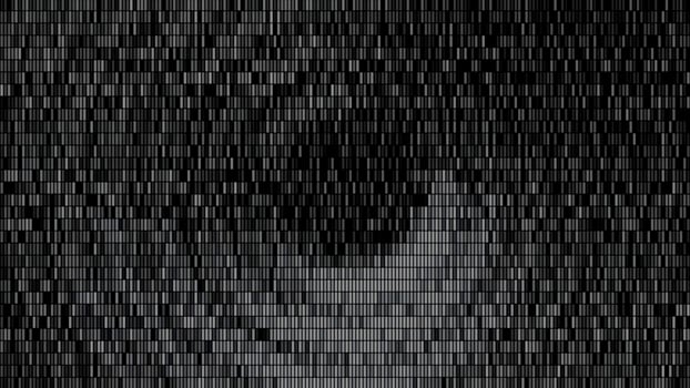 Abstract retro TV noise effect. Motion. Grainy shimmering texture of an old fashioned monitor screen. photo
