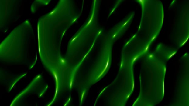 Abstract fluctuating liquid surface. Design. Springing waving texture of bending lines. photo