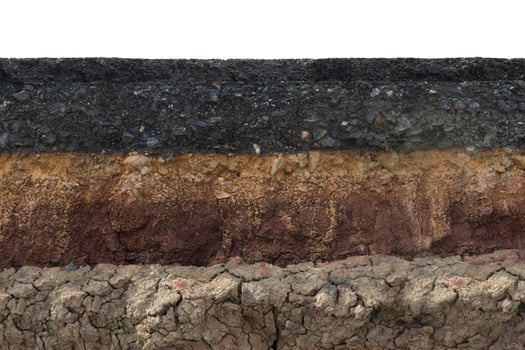 The layers of road. Un-focus image photo