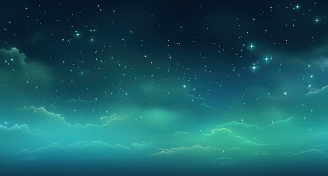AI generated a night sky with stars and other little lights photo
