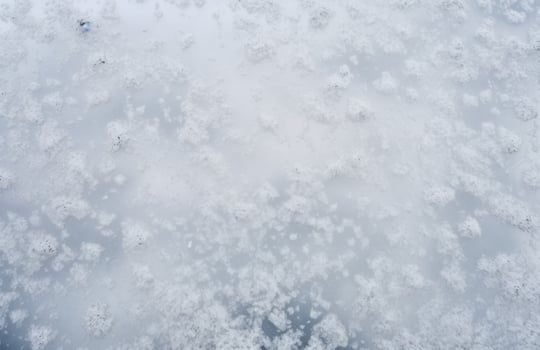 AI generated a close up photo of white snow texture