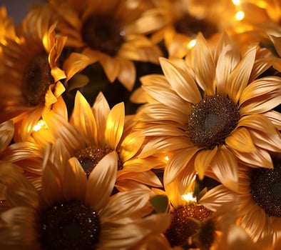 AI generated Elegant Flower Background photo