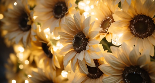AI generated Elegant Flower Background photo