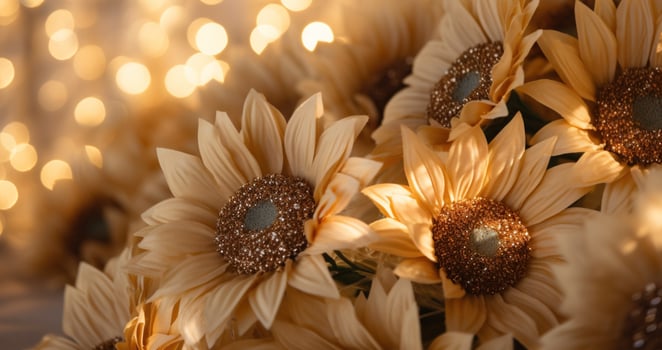 AI generated Elegant Flower Background photo