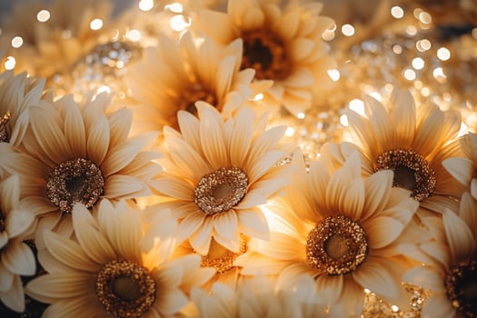 AI generated Elegant Flower Background photo