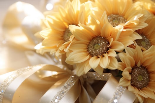 AI generated Elegant Flower background photo