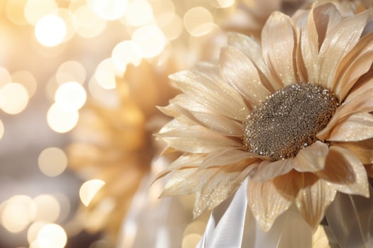 AI generated Elegant Flower Background photo