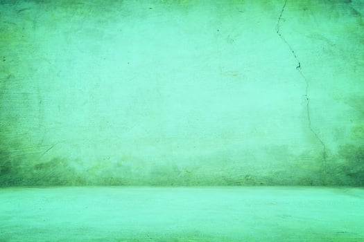 Abstract Green Concrete Room Background. photo