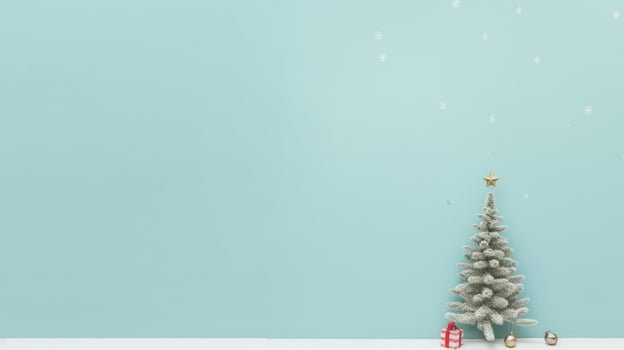 AI generated crescent on blurry background with shiny stars photo