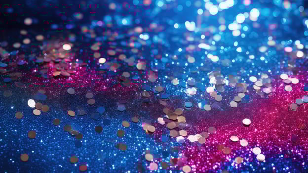 AI generated shimmer glitter elegant background photo