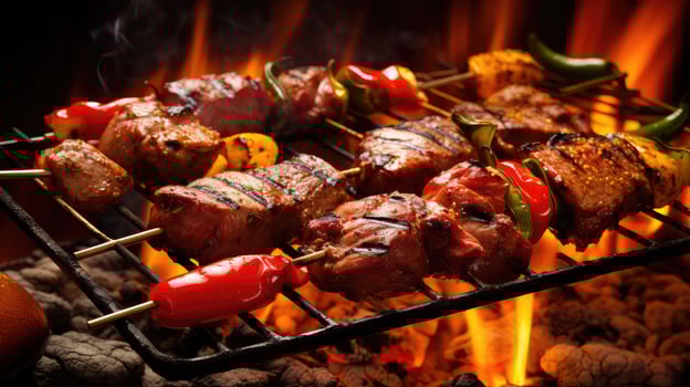 AI generated ribs barbeque bbq food photo
