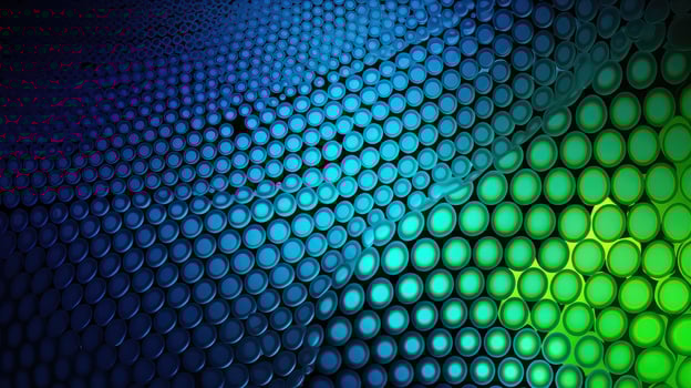 AI generated geometric mesh dots background photo