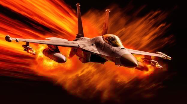 AI generated aviation aircraft airplane backgtound photo