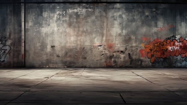 AI generated rough grunge empty background photo