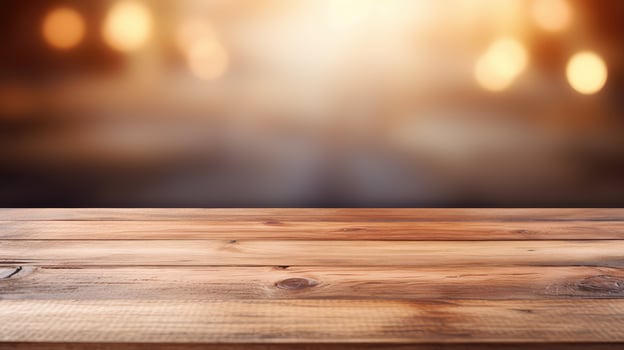 AI generated furniture blur wood business photo