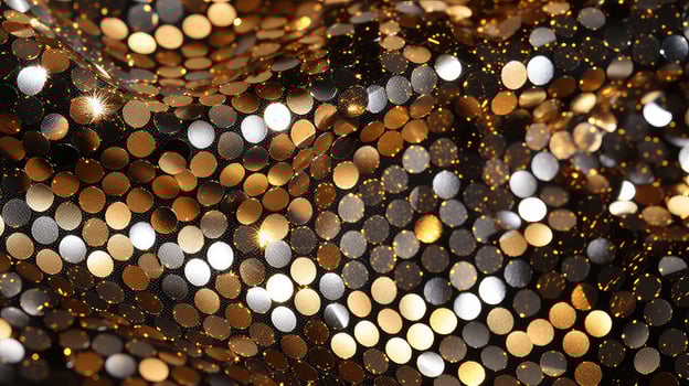 AI generated textile fabric dots background photo