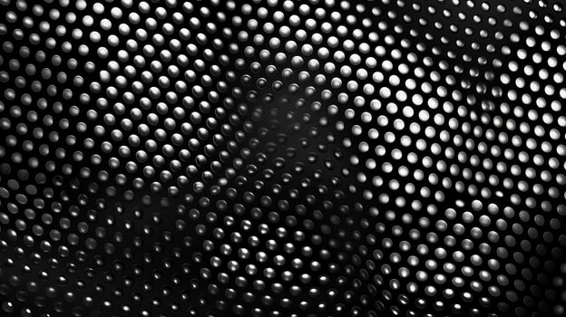 AI generated design grid dots background photo