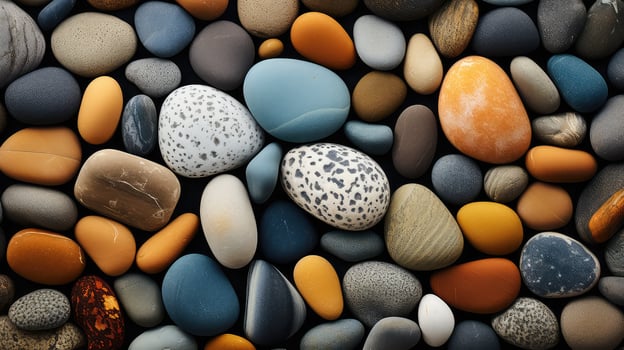 AI generated modern geometric dots background photo