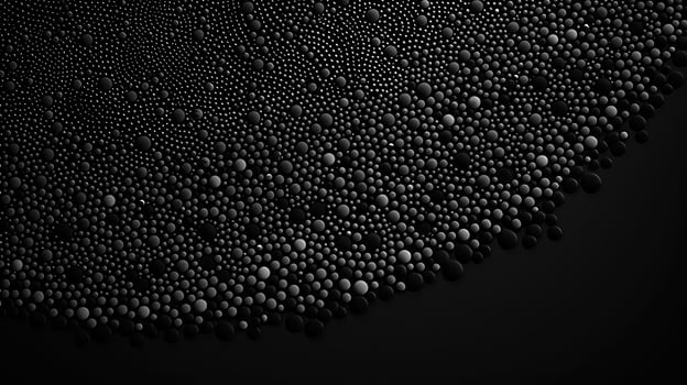 AI generated abstract black dots background photo
