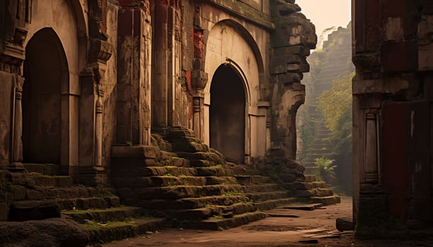AI generated Uncovering the Secrets of Ancient Landscapes photo