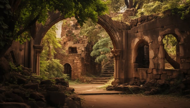 AI generated Uncovering the Secrets of Ancient Landscapes photo