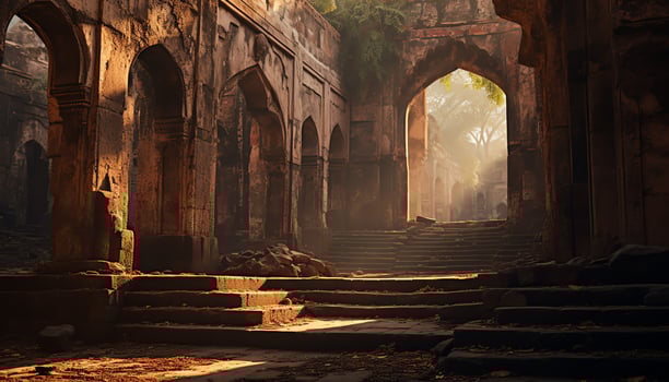 AI generated Uncovering the Secrets of Ancient Landscapes photo