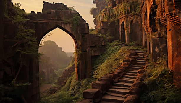AI generated Uncovering the Secrets of Ancient Landscapes photo