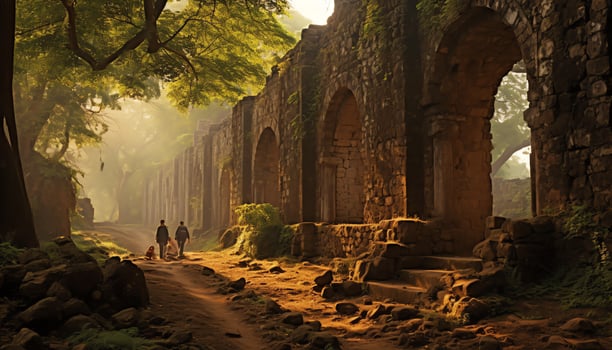 AI generated Uncovering the Secrets of Ancient Landscapes photo